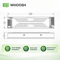 Alimentation LED HX-300BLG-24 300W 24V AC/DC, transformateur de commutation à tension constante pour bande LED intérieure