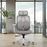Fauteuil de direction ergonomique moderne en maille intégrale de luxe, de haute qualité, vente en gros d'usine, avec soutien lombaire auto-ajustable