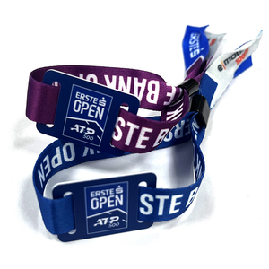 Tùy chỉnh lập trình tag RFID vải dùng một lần Dây đeo cổ tay <span class=keywords><strong>NFC</strong></span> VIP vé lễ hội Vòng đeo tay dệt RFID dây đeo cổ tay tổ chức sự kiện - Product Image 3