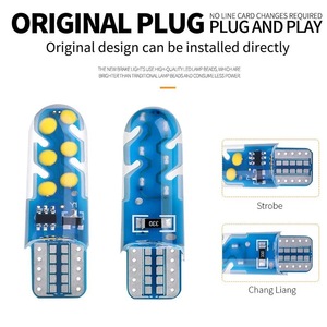 <span class=keywords><strong>T10</strong></span> W5W LED bóng đèn <span class=keywords><strong>6SMD</strong></span> COB <span class=keywords><strong>CANBUS</strong></span> 194 168 xe với đèn flash/nhấp nháy đọc Wedge ánh sáng giải phóng mặt bằng đèn - Product Image 2