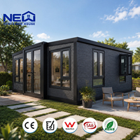 Maison Modulaire Préfabriquée Conteneurisée 2-3 Chambres 20ft 40ft Portable Extensible Mini-Maison Préfabriquée Bâtiment Modulaire Temporaire