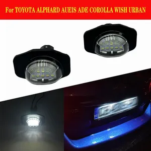 <span class=keywords><strong>Pour</strong></span> Toyota Alphard Vellfire GGH20 2008-2014 : Éclairage de plaque d'immatriculation de <span class=keywords><strong>voiture</strong></span>, lampe de cadre de numéro automatique, ampoule LED, accessoires - Product Image 1