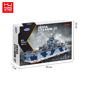 HW TOYS 745PCS Ensemble de jouets de construction éducatifs pour enfants - Blocs de construction en plastique ABS Thème bateau Multicolore Âges 5-7 ans - Product Image 6