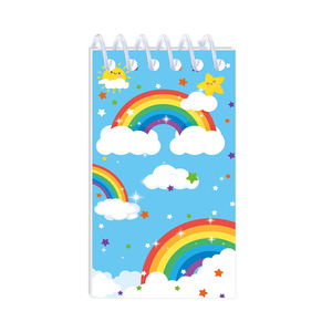 Rainbow Themed Spiral <b>Notebook</b> Mini <b>Diary</b> For Students Portable Notepad Digital Printing 70g Paper - Product Image 5