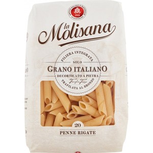 Pasta Molisana N. Penne Rigate di Grano Duro 020 Non Raffinato, Confezione da 24 Pezzi, 500g - Product Image 1