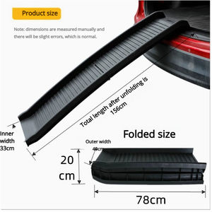 Rampe pliable pour chien en plastique, surface antidérapante, design léger et portable pour voitures, lits, canapés, petits chiens, animaux âgés XD-4 - Product Image 5
