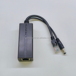 Divisor PoE Aislado de 48V a 12V 1.2A, IEEE 802.3af/at 10/100Mbps, Separador PoE para Cámara IP, Gran Venta - Product Image 1