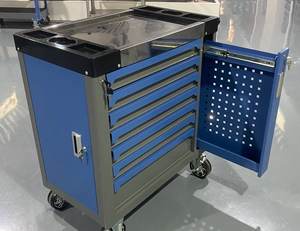 Armadietto per utensili in ferro acciaio da 8 cassetti 200 pezzi Set di utensili meccanici OEM ODM con supporto Cr-V scatola meccanica del carrello con Herramientas - Product Image 3