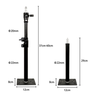 Studio Photo Vidéo Lumière Plafond Rail Piste COB Lampe Photographie Boîte Souple Microphone Support Bras Support Support Support Mural