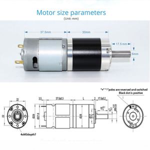 28MM 385 <strong>24V</strong> Planetary Gearbox Miniature <strong>DC</strong> Reduction <strong>Motor</strong> Speed Regulation Low Noise Small <strong>Motor</strong> - Product Image 2