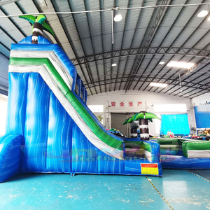 Commercial adultes animations pour les enfants château gonflable toboggan <span class=keywords><strong>juex</strong></span> gonflables tropical toboggan gonflables - Product Image 5