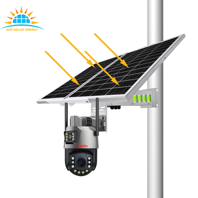 Construction Sit 80W 40AH DC12V Solar Power Dual 36x Zoom 4G Trail Camera Apply for Remote Farm Area Mining Site Homes Security
