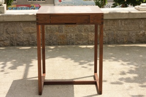 Étagère <span class=keywords><strong>de</strong></span> <span class=keywords><strong>rangement</strong></span> en bois avec tiroir, table d'échecs pliable, organisateur pour pièces <span class=keywords><strong>de</strong></span> jeu et meubles <span class=keywords><strong>de</strong></span> <span class=keywords><strong>jeux</strong></span> <span class=keywords><strong>de</strong></span> société - Product Image 5