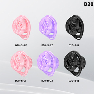 Cage de chasteté rose, cage à pénis en silicone souple avec verrou invisible, dispositif de chasteté masculin confortable, bondage du pénis, BDSM - Product Image 6