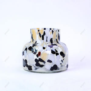 Botella aromática de cristal de concha de tortuga al por mayor botella difusora de caña manchada dálmata botella difusora de lujo para fragancia del hogar - Product Image 5