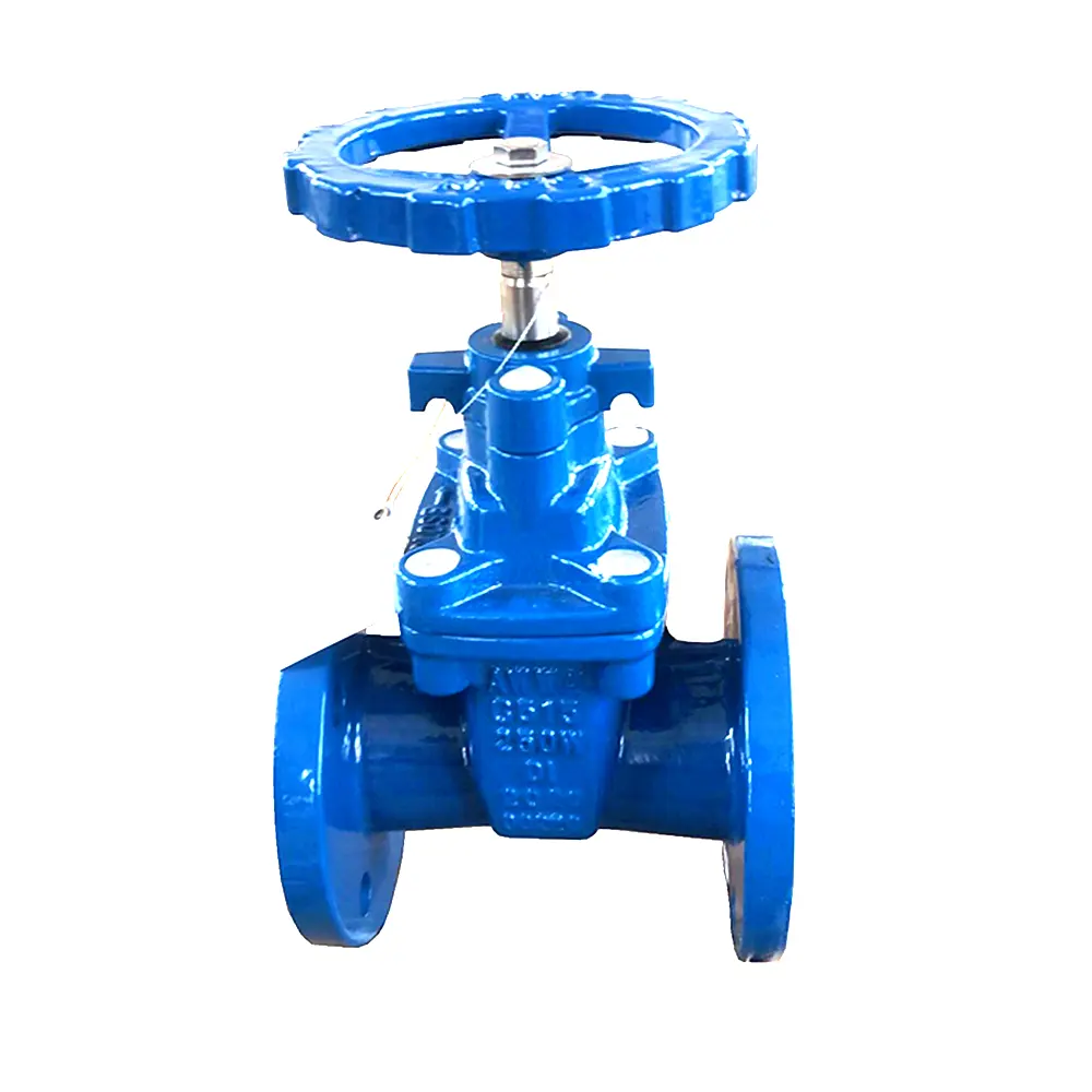 DIN3352 F4  BS5163 Rubber lined gate valve for water application