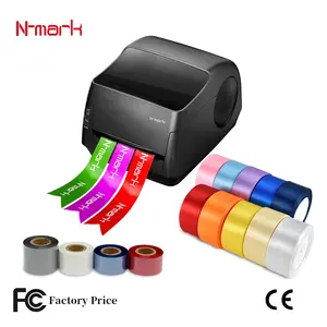 N-mark Kỹ Thuật Số Nhỏ Ribbon Nhôm Foil Satin Ribbon Máy In Nhãn Máy In