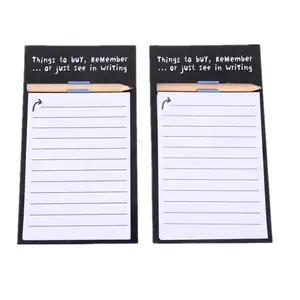Magnetic Shopping List Fridge Notepad With Pen