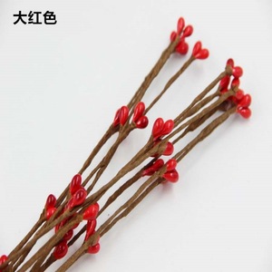 Artisanat floral de Shanghai, guirlande de fleurs artificielles 40cm, branche de fleurs blanches pour décoration de mariage - Product Image 4