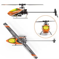 C129 Micro RC helicóptero 4CH RTF automático estable un clic 3D Flip hélice única sin alerón simulación avión modelo Juguetes