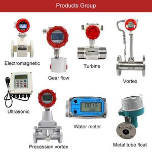 工業用水流センサーステンレススチールLCDデジタルディスプレイフランジ接続パイプライン液体コントローラメーター +/-1.5% - Product Image 5