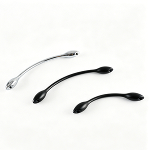 Modern Furniture Pull Handles Matte Black Coating Zinc Alloy Cabinet Drawer Handles for Home Hardware Cabinet Handles Pull - Product Image 6