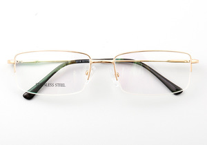 Lunettes <span class=keywords><strong>de</strong></span> <span class=keywords><strong>vue</strong></span> rectangulaires haut <span class=keywords><strong>de</strong></span> gamme, élégantes, en patchwork, en acier inoxydable, pliables, design unisexe, non allergènes, pour les myopes - Product Image 3