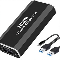 Carte de capture vidéo Hardrock WSC2 4K USB 2.0 pour Mini USB en alliage d'aluminium pour le jeu, le streaming en direct, l'enregistrement PS4/Xbox