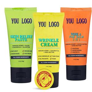 Crème <span class=keywords><strong>anti</strong></span>-<span class=keywords><strong>rides</strong></span> au miel de Manuka + sucette pour la peau au miel argenté + baume pour les pattes et le nez Bulldog traitement des points chauds élimination des démangeaisons hydratantes - Product Image 1