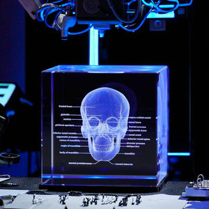 Cristal grabado con láser 3D, modelo anatómico de cerebro humano, grabado láser 3D, Cubo de bloque de cristal en blanco <span class=keywords><strong>para</strong></span> <span class=keywords><strong>regalo</strong></span> de <span class=keywords><strong>cirujano</strong></span> médico - Product Image 3
