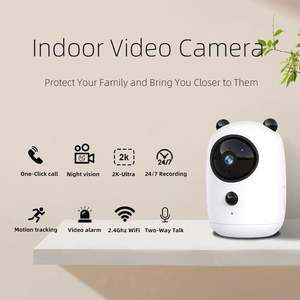 Wireless per interni Mini Ptz per interni 4mp Ip telecamera a lungo raggio Icsee Wifi con costruito in prodotti di sorveglianza della batteria P2p - Product Image 6