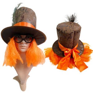 Nuovo cappello etnico messicano creativo di Halloween Performance palla colorata cappello di paglia <span class=keywords><strong>festa</strong></span> di carnevale cappello pirata decorazione - Product Image 1