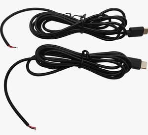 Commercio all'ingrosso 5V USB 2.0 un maschio per aprire spogliato nudo 2pin fili End Pigtail USB C cavo di ricarica per luce LED - Product Image 3