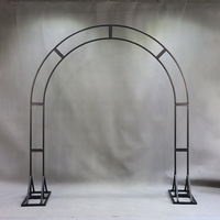 Arc de mariage en fer forgé personnalisable scène auditorium fond arc étagère décorative support de fleurs nouveaux accessoires de mariage en métal