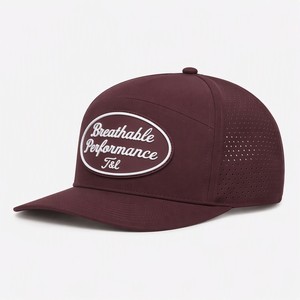 Casquette de camionneur ajustable 5 panneaux avec logo personnalisé en PVC 3D, étanche, dos en maille, pour l'extérieur, vente en gros T&L - Product Image 1