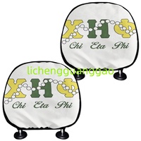 Housses de Tête de Siège de Voiture en Tissu Doux pour Sororités, Vente en Gros Usine, Ajustement Universel Compatible avec Tous les Modèles de Voitures et Camions