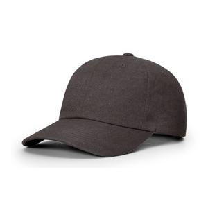 Gorra clásica de lino 100% algodón sin estructura para papá, visera precurvada, sombrero de papá de 6 paneles con correa trasera de tela ajustable - Product Image 3