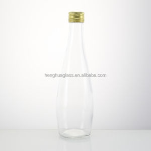 Botella de Vidrio en Forma de Lágrima de 330 ml (11 oz) para Agua Mineral, Refrescos, Agua con Gas, Limonada, con Tapa, <span class=keywords><strong>Precio</strong></span> de Fábrica, Personalizable - Product Image 1