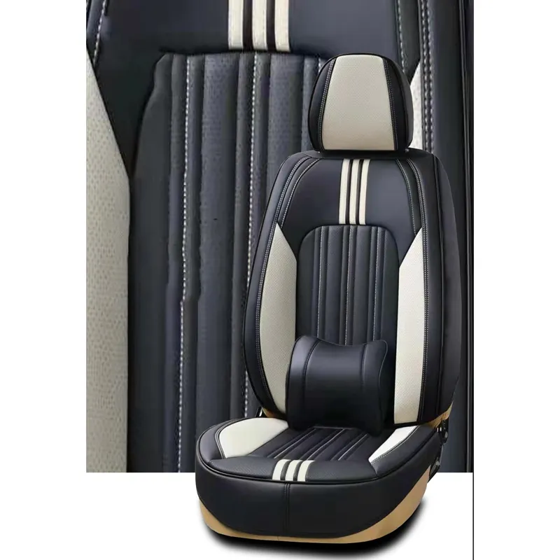 Universal-Autositze-Abdeckung mehrere Farben für Luxusautos Nappa-Leder-Sitzbezüge Innenausstattung Auto-Sitzbezug