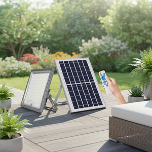 <span class=keywords><strong>LUMIO</strong></span> - Reflector LED <span class=keywords><strong>Solar</strong></span> de Aluminio para Exteriores, Impermeable IP66, Batería LiFePO4, para Estadios Deportivos, 200W/300W, 2 Años de Garantía, CE - Product Image 6