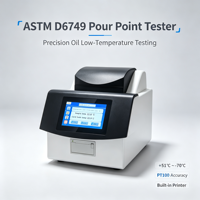 Appareil de test de point de solidification d'huile ASTM D6749, testeur de point de solidification automatique