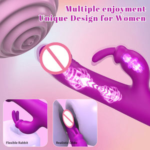 Vibratore <span class=keywords><strong>Rabbit</strong></span> per Punto G e Clitoride, 12 Frequenze, in <span class=keywords><strong>Silicone</strong></span> Impermeabile Ricaricabile, Giocattolo per Adulti - Product Image 3