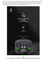Émetteur radio Jumper T15, écran tactile IPS 480x320, contrôleur radio ExpressLRS pour le contrôle de vol de drone FPV
