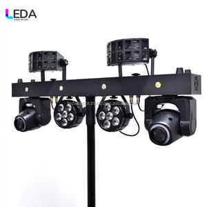 LEDA 12x1w RGBW 5in1 DMX Moving Head LED Par Beam Laser Effect <b>Light</b> With <b>Tripod</b> Stand With Remote Control RGB Stage <b>Light</b> - Product Image 2