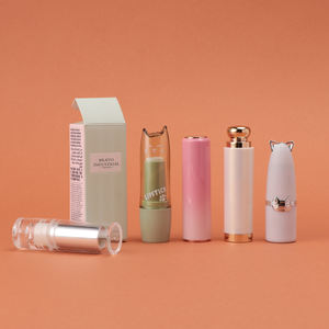 Tube <span class=keywords><strong>de</strong></span> rouge à lèvres/baume à lèvres créatif translucide en forme <span class=keywords><strong>de</strong></span> diamant, personnalisable avec logo - Product Image 5