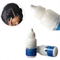 Colle adhésive invisible pour perruques 13oz, résistante à l'eau et à l'huile, non toxique, en flacon