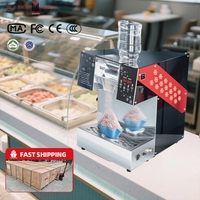 Machine à glace pilée commerciale Baiwin pour Bingsu, équipement pour les magasins de thé aux perles et les restaurants