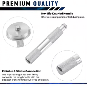 10ชิ้นตัวดึงลูกปืนล้อรถยนต์ลูกปืนอลูมิเนียมสำหรับการแข่งขันและซีลบูชชุดติดตั้งตัวติดตั้งซีลเพลาล้อ - Product Image 3