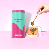 Nouvelle boîte en métal ronde scellée de luxe pour emballage de poudre de matcha et de café, de qualité alimentaire, avec impression personnalisée et couleurs variées