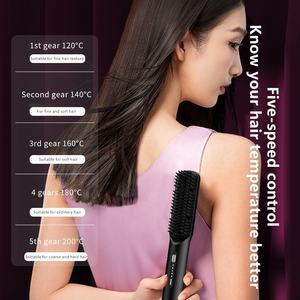 Cepillo Alisador de Cabello 2 en 1 con Cable Giratorio, Atomizador de Aceites Esenciales Eléctrico, Cepillo Iónico Antiescaldaduras para Uso Doméstico - Product Image 4